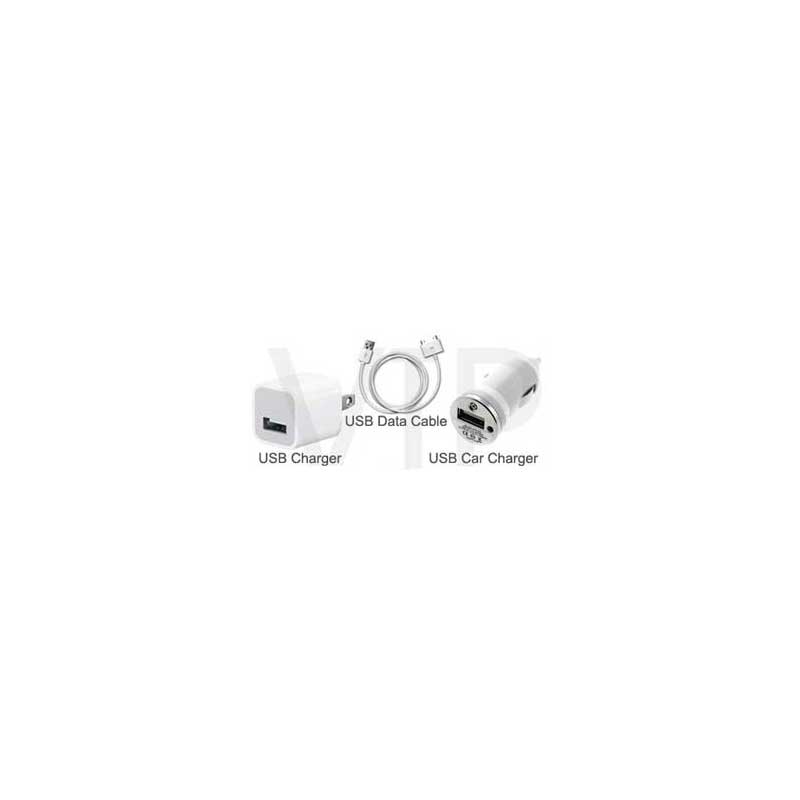 iPhone/iPod用USBチャージャー3点セット(UC-USB-CHARGE-SET)