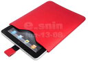 iPad専用レザーポケットケース/レッド【IPAD-CASE-J-Red】