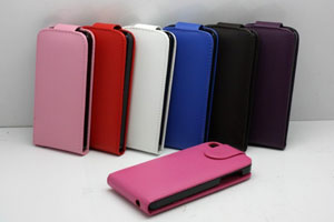 【iPhone5用】PU leather Wallet Hard Back Case/全7色【IP5LC09】
