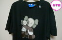 【新品/あす楽】 KAWSxUNIQLO コラボ グラフィック Tシャツ黒 Size（3XL) /カウズxユニクロ