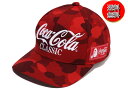 【未使用品】 BAPE X Coca-Cola COLOR CAMO SNAP RED CAP/エイプ コカ コーラ 帽子 キャップ【中古】