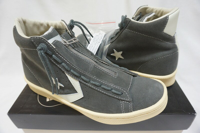 【8/30限定★P最大5倍+店舗P2倍★要エントリー】【未使用品/あす楽】nonnative converse PRO LEATHER HI GRAY 26cm ノンネイティブ コンバース プロレザー ハイ グレイ スウェード 国内正規品 ノンネイティブxコンバース【中古】