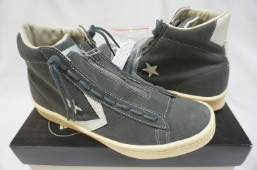 【新古品・未使用品】nonnative converse PRO LEATHER HI GRAY 26cm ノンネイティブ コンバース プロレザー ハイ グレイ スウェード 国内正規品 ノンネイティブxコンバース【中古】