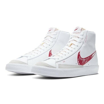 【新古品・未使用品】2020　国内黒タグ　NIKE BLAZER MID 77 'SKETCH RED' US9/27cm　ナイキ ブレザー ミッド スケッチ レッド summit white/red-sail CW7580-100【中古】