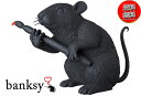 【新品/あす楽】from UK Sync. LOVE RAT （GESSO BLACK Ver.）/banksy バンクシー ラブラット メディコムトイ ブラック ネズミ ねずみ オブジェ フィギュア