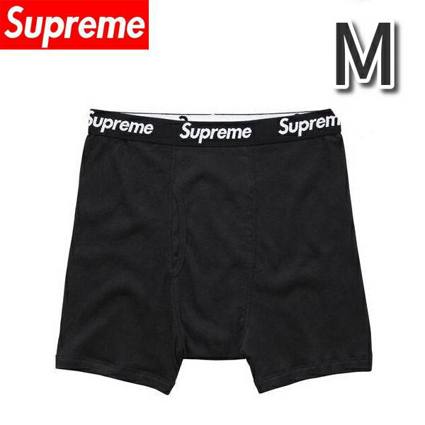 【未使用品/あす楽】国内品 Supreme シュプリーム 2024SS ヘインズhanes ボクサーブリーフパンツ黒M 1枚/パンツ ブリーフ トランクス 下着 ポイント消化 防犯対策 お試し【中古】