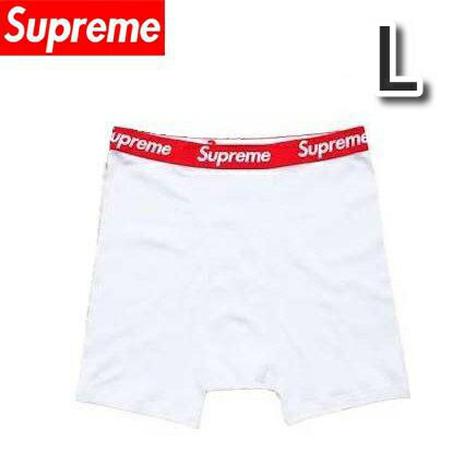 【未使用品/あす楽】国内品 Supreme(シュプリーム）2024SS ヘインズhanes ボクサーブリーフパンツ白L 1枚/パンツ ブリーフ トランクス 下着 ポイント消化 防犯対策 お試し【中古】