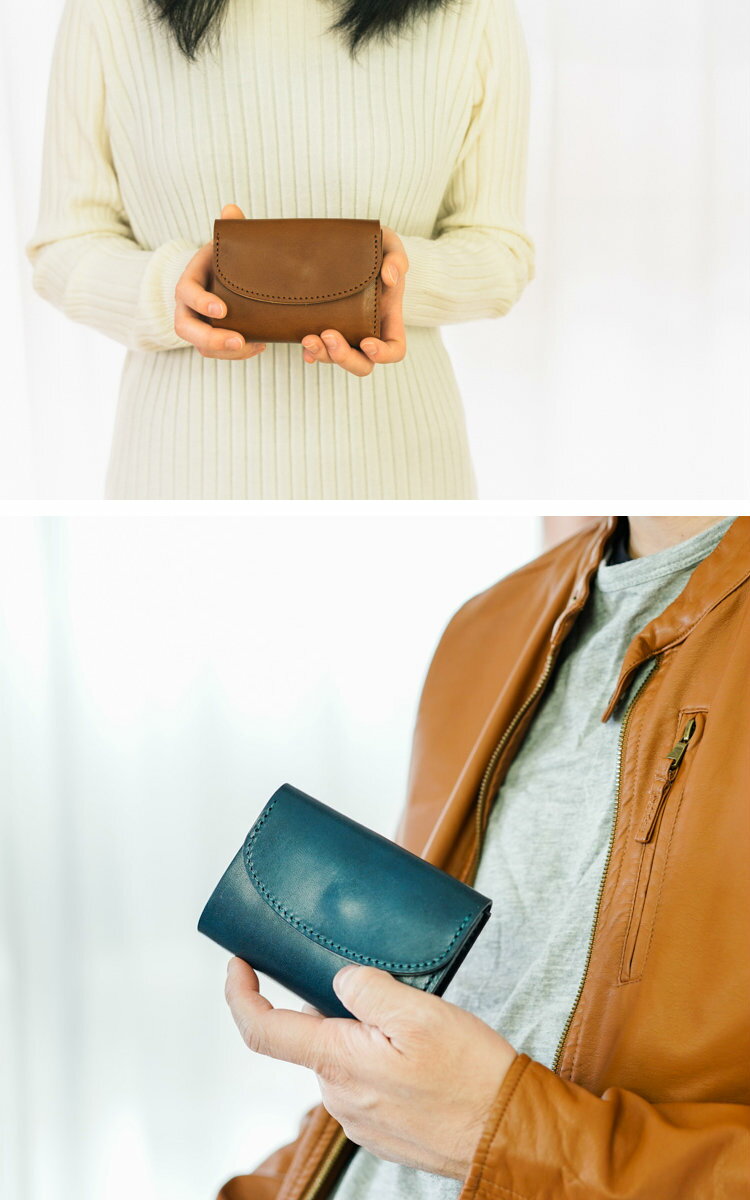 栃木レザー 三つ折り財布 コンパクト 財布 メンズ/レディース 日本製 本革 ブランド革 ウォレット 小銭入れ 牛革レザー ヌメ革 プレゼント シンプル ギフト バレンタイン ラッピング格安通販　バレンタイン　人気　ランキング