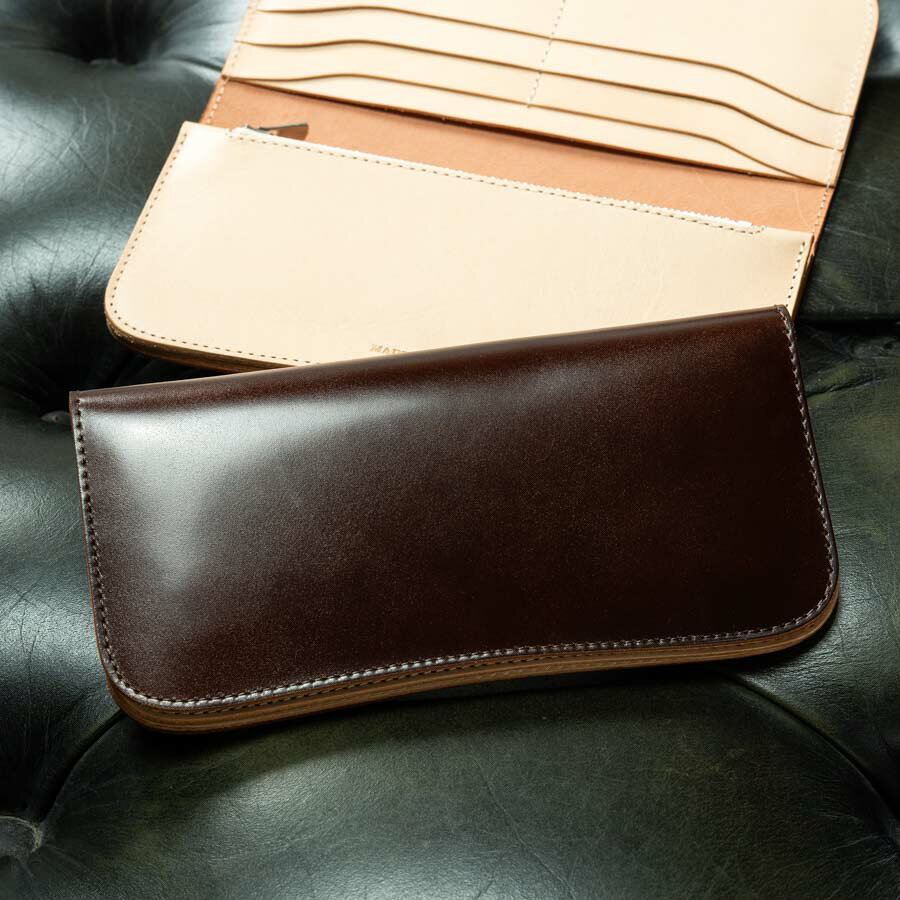 楽天市場】コードバン 長財布（カラーブラウン）（バッグ・小物