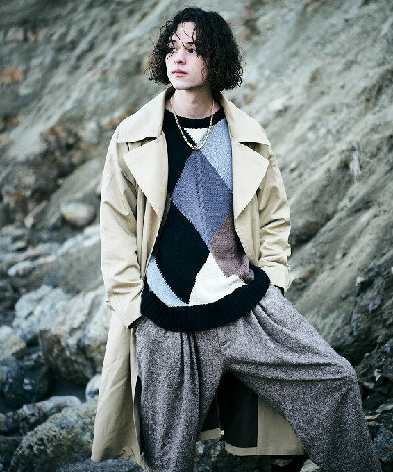 楽天Essex nagasakiglamb 2022 Autumn collection お取り寄せ商品【Belted Trench Coat】ご注文より14日前後のお届け予定。ベルトトレンチコート.ロングコー.秋物