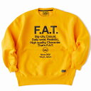 FAT(エフエイティー) CORE 人気のロゴプリントのクルースウェット!
