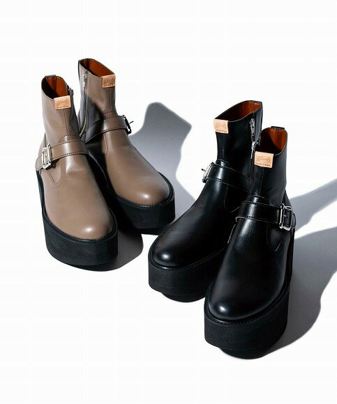 glamb 2024 Autumn collection 先行予約商品【Platform Short Engineer Boots / プラットフォームショートエンジニアブーツ】2024年5月27日(月曜日)(PM20時締切)2024年9月中旬頃入荷予定。エンジニアブーツ 秋.冬物