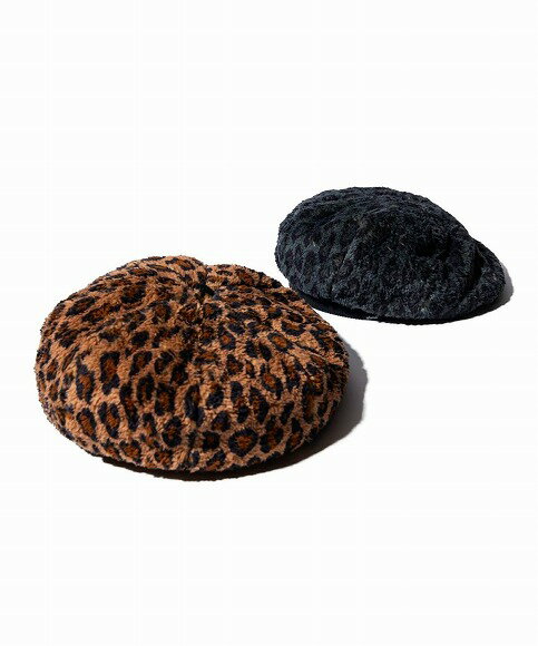 glamb 2024 Autumn collection 先行予約商品【Leopard Beret / レオパードベレー】2024年5月27日(月曜日)(PM20時締切)2024年11月中旬頃入荷予定。レオパード柄 ベレー帽 秋.冬物