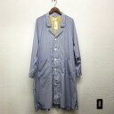 HUNIT エイチユニット Stripe raglan atelier coat ストライプラグランアトリエコート