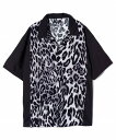 glamb 2024 Summer collection 先行予約商品【Leopard Panel Shir / レオパードパネルシャツ】2024年2月26日月曜日(PM20時締切)2024年6月中旬頃入荷予定。レオパード柄 パネルシャツ オープンカラー 半袖 春.夏物