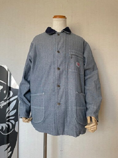 BLUCO(ブルコ)【LINING COVERALL】カバーオール ヘリンボーンジャケット ワークジャケット BLUCO(ブルコ)【LINING COVERALL】カバーオール ヘリンボーンジャケット ワークジャケット