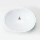 洗面器 洗面ボール 洗面ボウル 手洗い鉢 洗面台 陶器 洗面 ボール ボウル ブランカ 洗面器 Mオーバル(排水金具なし) 410×520×195mm オーバー...