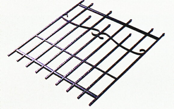 窓格子 面格子 アイアン風面格子プロテシオン570 壁飾り 窓手すり アルミ鋳物 エクステリア 防犯
