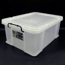収納ボックス収納ケースプラスチック製タグボックス08透明（クリア）収納箱DIY、アウトドア用品などの整理に重ね置き可能