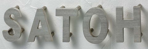 表札 ステンレス切り文字表札 立体切り文字 シンプル表札 店舗 看板外構工事 新築祝いに