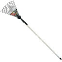熊手 くまで クマデ パイプ柄 U爪 レーキ9×2本爪 爪幅調節可能 Garden Helper L-5P 農具 ガーデニング 園芸用品 落ち葉をスムーズにかき...