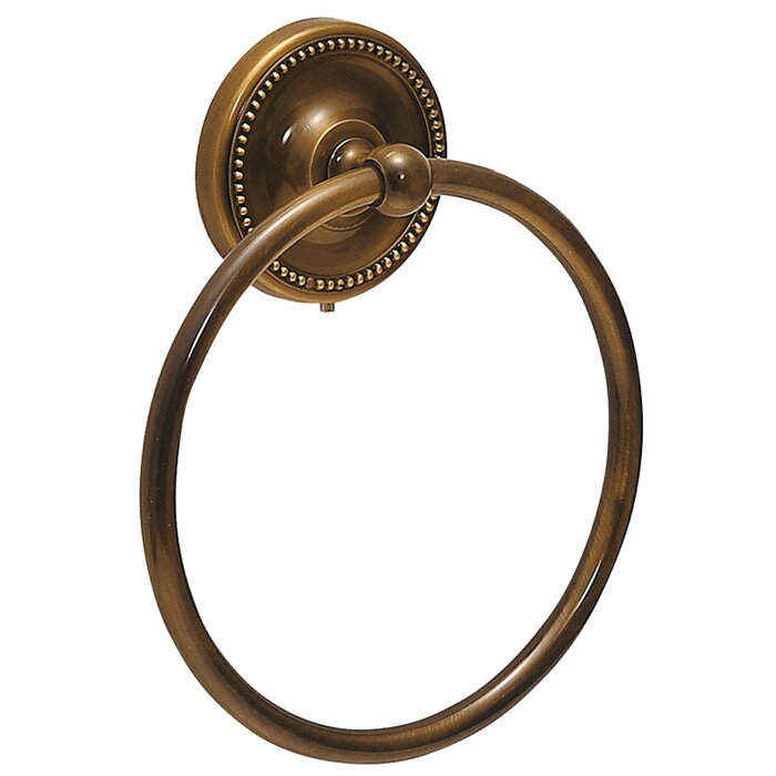 タオルハンガー タオル掛け サニタリーアイテムPBシリーズ タオルリング PB 真鍮製 アンティーク仕上げ おしゃれ 壁 洗面 トイレ キッチン