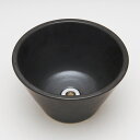 立水栓 パン ガーデンパン ガーデンパン 水鉢 ガーデンポット 艶消しブラック 手洗い鉢 立水栓 水栓柱に設置