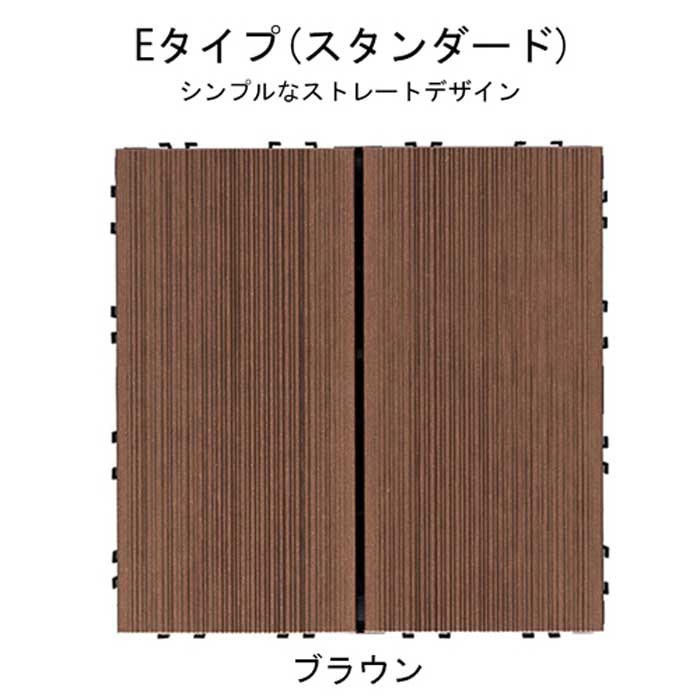 ベランダ ウッドパネル デッキパネル 再生木材 再生プラスチック エス・ウッド Eタ...