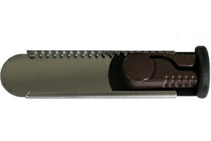 防犯 窓の防犯 換気ロック スライドロック カチカチプレートタイプ ダークブラウン サッシ用簡易補助錠