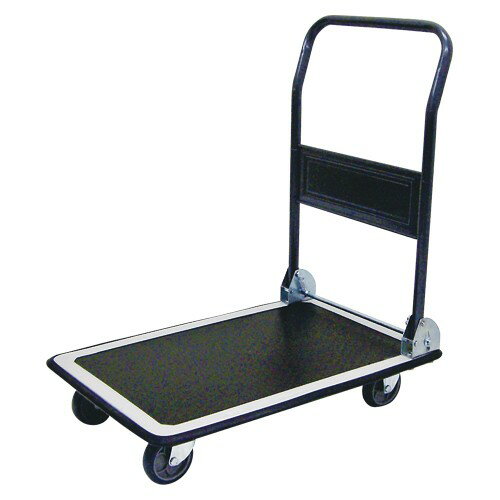 【8%OFFクーポン～3/4 14時まで】 台車 折りたたみ スチール製手押し運搬車 725×470mm 耐荷重150kgf グレー車輪標準装備 防災グッズ オフィス 事務所