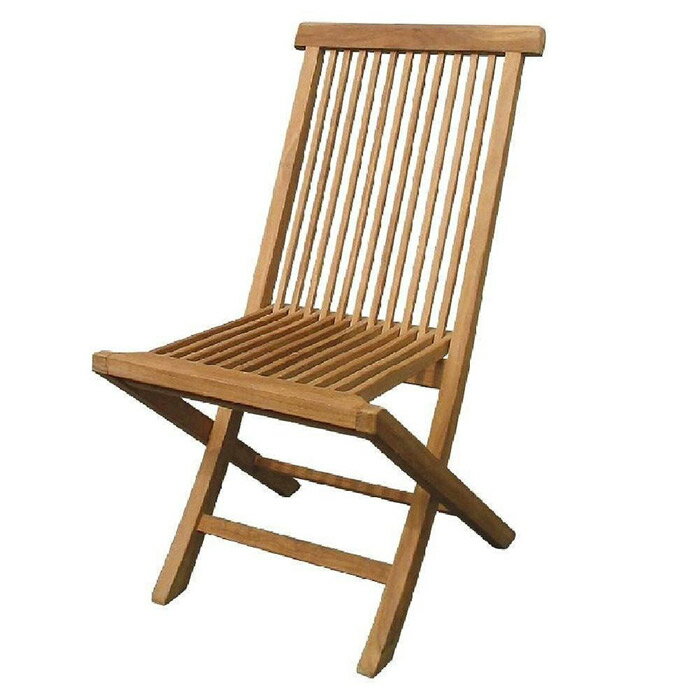 ガーデンチェア 折りたたみ 椅子 高級 チーク材 木製 ガーデン 家具 折りたたみチェア 幅460×高さ900×奥行420×座面高440 チーク ベランダ チェア 完成品 庭 テラス ガーデンファニチャー おしゃれ 送料無料