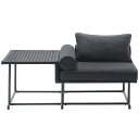 ガーデンソファ 人工ラタン ラタン 屋外用 ガーデンファニチャー PATIO PETITE パティオプティ MAシリーズ ソファ シングル サイドテーブル付き ...
