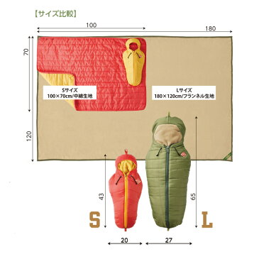 ブランケット ひざ掛け おしゃれ 寝袋型クッション＆ブランケット Lサイズ レッド 180×120cm フランネル生地 収納可能 ひざ掛け 膝掛け ひざかけ ブランケット 毛布 クッション 枕 軽い 暖かい かわいい アウトドア キャンプ