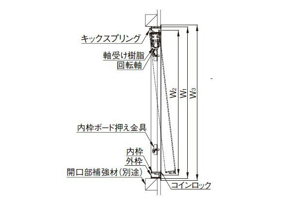 点検口 壁 アルミ壁点検口 WE-20J ダイケン シルバー 開口寸法 200mm 1台単位 コインロック 天井裏 住宅 屋内 室内 アルミニウム 建築金物 内装建材 現場 金物 2