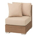 ガーデンチェア 人工ラタン Bebek ベベック センターソファ 庭 モダン ガーデン家具 完成品 イス チェア 椅子 屋外 家具 ファニチャー 高級 ラタン ...