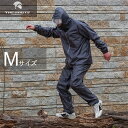 レインウェア 上下 耐久・防水レインスーツ アクセスARG-100 上下セット チャコール フード付 1着単位 Mサイズ ポリエステル100% シームテープ加工 耐水圧:10,000 フード付 外ポケット 裾ボタン