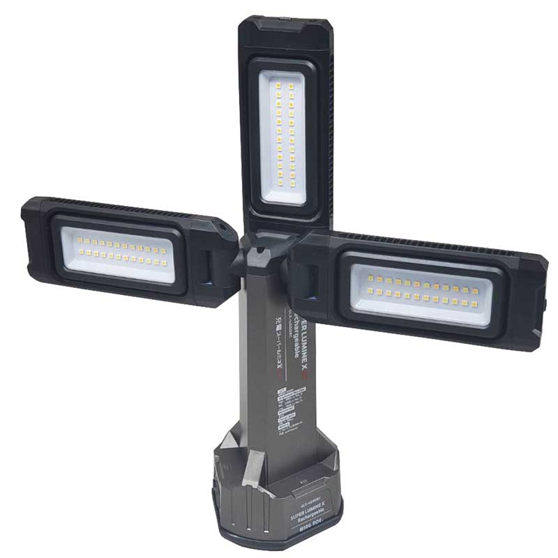 led 投光器 充電式 スーパールミネ X LT SLX-4000RC LED作業灯 本体 6台セット USBケーブル付 4000lm リチウムイオン電池 光色切替え 防水性能 スマホ充電 照射 ワークライト 照明 ライト 建築現場 アウトドア キャンプ 防災 非常時 作業 現場 DIY auc-estoah-10067717 ESTOAH.home エストアホーム サンプル画像2