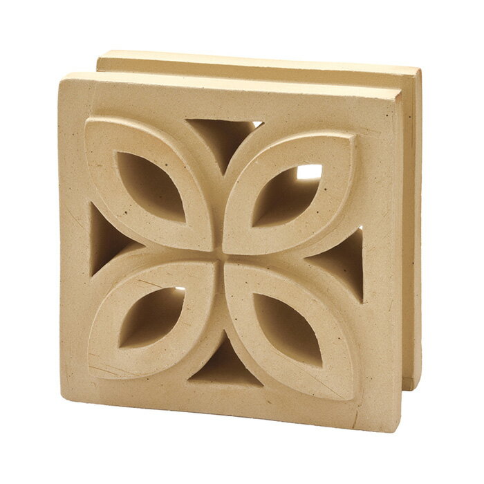 ブロック 塀 アプローチ エントランス せっき質無釉ブロック ポーラスブロック200 190F タイプ ハニワ..