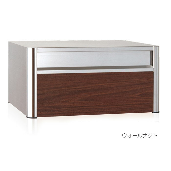 【10%OFF！スーパーSALE特価】 ポスト 郵便受け 埋め込み郵便ポスト レッタ P701 ウォールナット 前入れ後出し ラッチ錠 スタンド対応可能