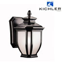 玄関照明 玄関 照明 LED 門柱灯 門灯 外灯 屋外 KIC-9039BKLD KICHLER キチラー ブラケット 照明器具 おしゃれ E26 LED電球