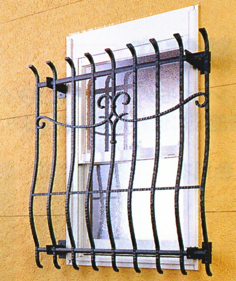 【スーパーSALE特価】 窓格子 面格子 アイアン風面格子ノブルマン805 壁飾り 窓手すり アルミ鋳物 エクステリア 防犯