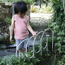 花壇 フェンス ガーデニング ミニフェンス 高級アイアンフェンス P型 アンティークホワイト 4枚組 120×50cm