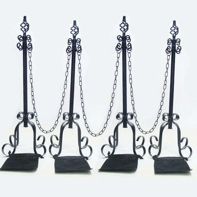 Iron chain stand