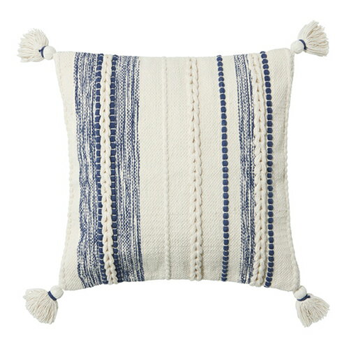 【10%OFF！スーパーSALE特価】 CLOVER(クローバー) ランダムストライプ クッションカバー 45×45