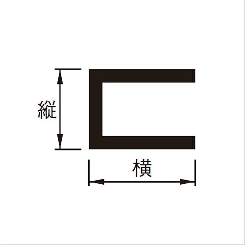 樂天商城 - アルミチャンネル 2.0x40x20x4000