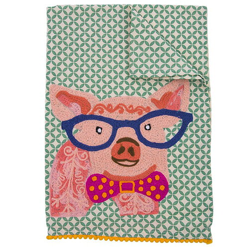 【8%OFFクーポン利用可～12/4 14時まで】 Karma Living(カルマリビング) ティータオル ピッグ