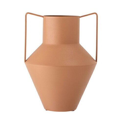 シンプルかつ個性派デザインが特徴的なベース。 明るめのブラウンカラーが柔らかい雰囲気です。 ベースとしてはもちろん、オブジェとして飾るだけでインテリアのアクセントになります。 サイズ Φ25×H34cm 口径 Φ12.5cm 材質 鉄 重量...