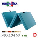マニフレックス メッシュウイング D ダブル 腰痛 マットレス 高反発 三つ折り ノンスプリング ノンコイル イタリア製 人気 正規品(3)