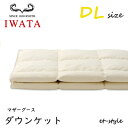 イワタ ダウンケット DL マザーグース90% ダブル DE-KS89-222 掛け寝具 ふとん 日干し 水洗い ベッド 羽毛布団 IWATA(3)
