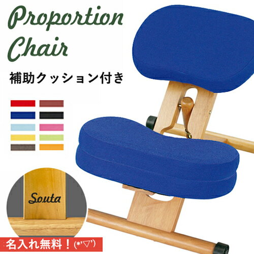 【レビュー特典】【名入れ無料】補助クッション付きプロポーションチェア バランスチェア 木製 姿勢 子供 学習チェア 名入れ 宮武 ミヤタケ高さ調節のサムネイル